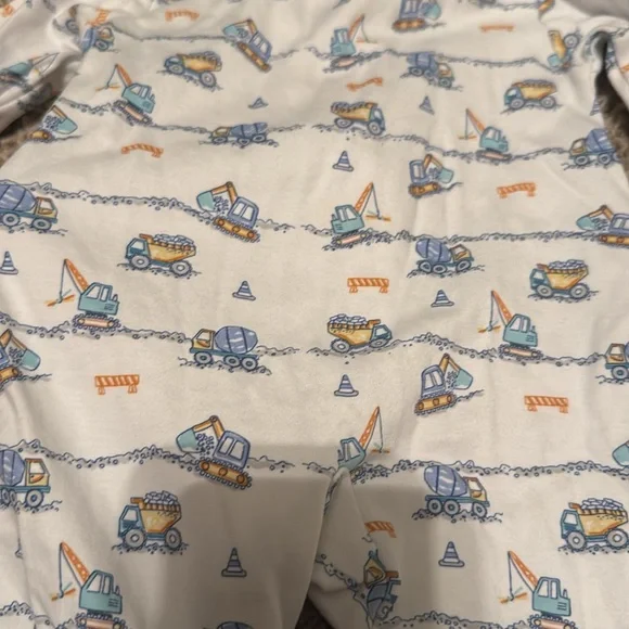 Kissy Kissy Construction Footie - 0-3 months